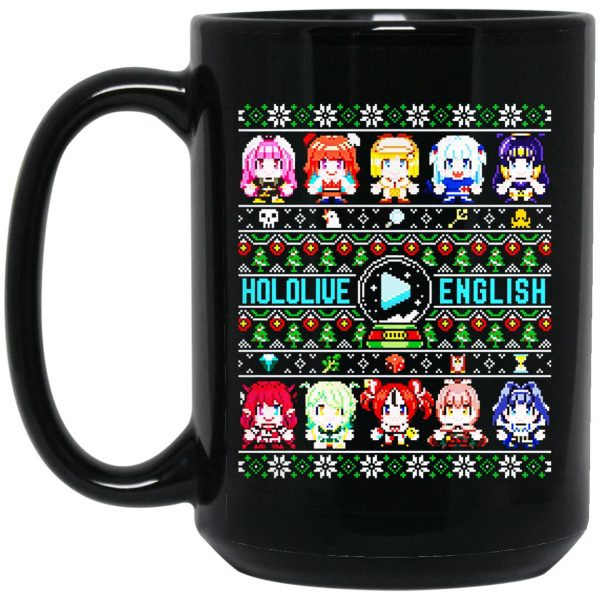 Hololive English Christmas Mugs