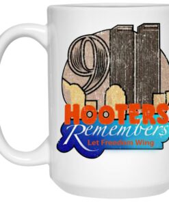Hooters Remembers 911 Let Freedom Wing Mugs 2