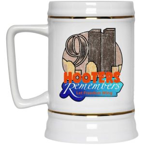 Hooters Remembers 911 Let Freedom Wing Mugs 3