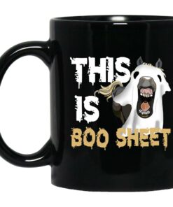 Horse Ghost This Is Boo Sheet Mugs 1