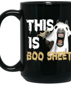 Horse Ghost This Is Boo Sheet Mugs 2