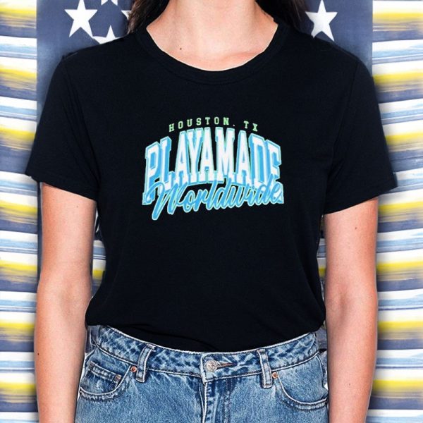 Houston Tx Playamafe Worldwide T-Shirt