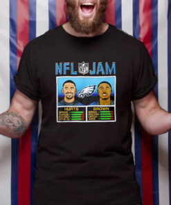 Hurts Brown Nfl Jam T Shirt 1