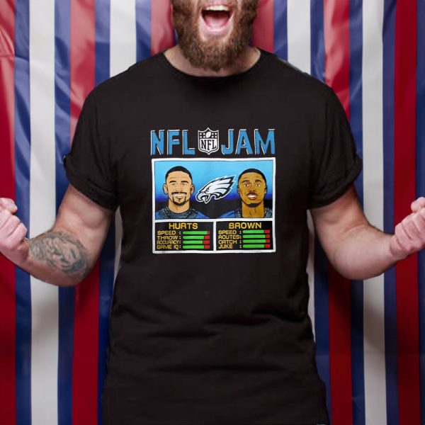 Hurts & Brown Nfl Jam T-Shirt