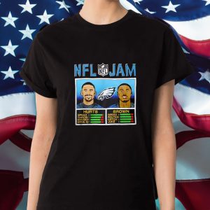 Hurts Brown Nfl Jam T Shirt 2