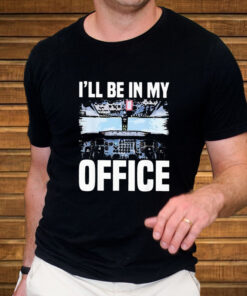 I'll Be In My Office Airline Captain T Shirt 2