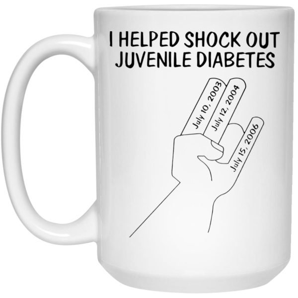 I Helped Shock Out Juvenile Diabetes Mugs