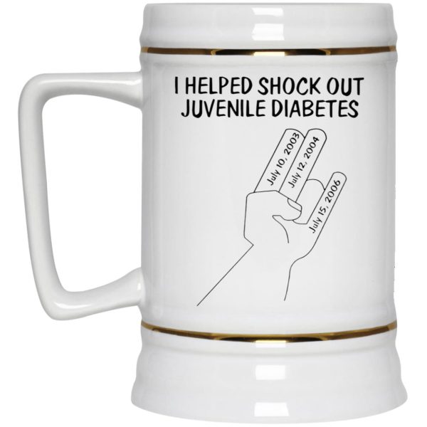 I Helped Shock Out Juvenile Diabetes Mugs