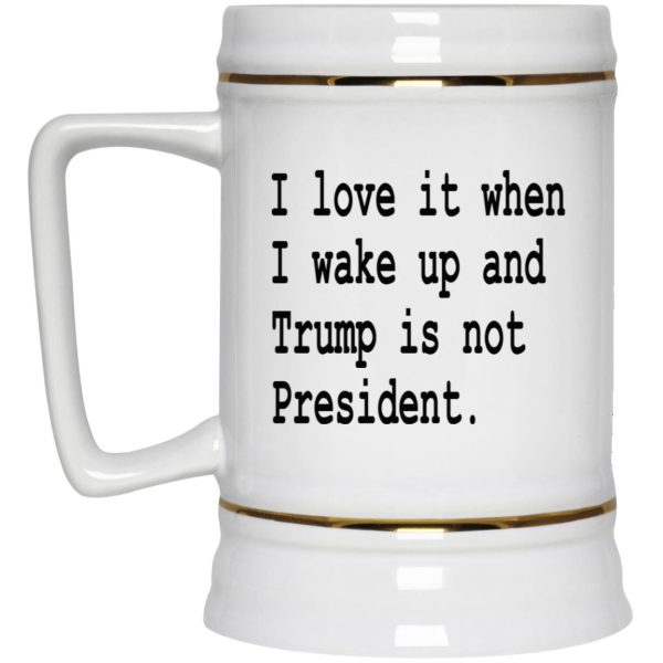 I Love It When I Wake Up And Trump Is Not President Mugs