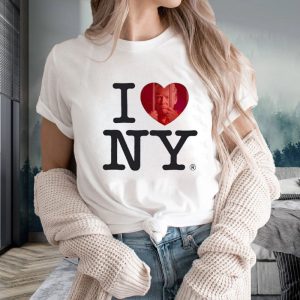 I Love Ny Donald Trump Was Arrested Heart T Shirt 1