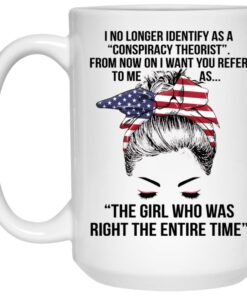 I No Longer Identify As A Conspiracy Theorist Mugs 2