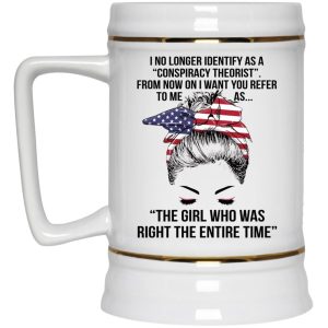 I No Longer Identify As A Conspiracy Theorist Mugs 3