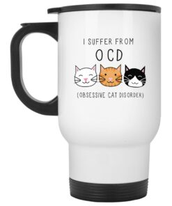 I Suffer From OCD Obsessive Cat Disorder Mug 1 I Suffer From OCD Obsessive Cat Disorder Mug 2