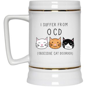 I Suffer From OCD Obsessive Cat Disorder Mug 4