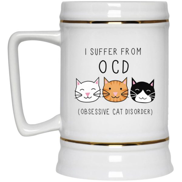 I Suffer From OCD Obsessive Cat Disorder Mug