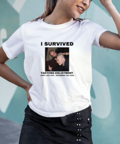 I Survived Taeyong Enlistment T shirt 1