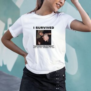 I Survived Taeyong Enlistment T shirt 1