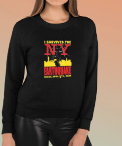 I Survived The Ny Earthquake Friday April 5th 2024 New York Shirts 1