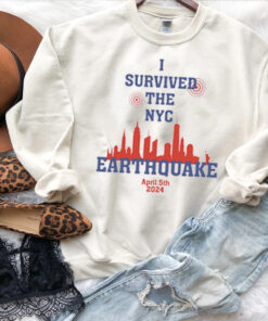 I Survived The Nyc Earthquake April 5Th 2024 Hoodie Shirt 1