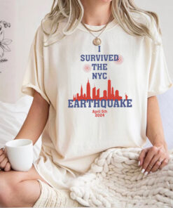 I Survived The Nyc Earthquake April 5Th 2024 Women T Shirt 2