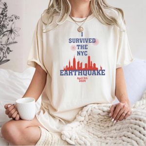 I Survived The Nyc Earthquake April 5Th 2024 Women T-Shirt