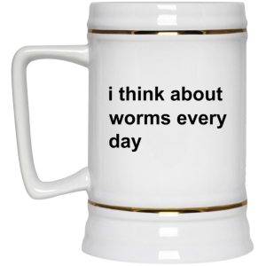 I Think About Worms Every Day Mugs 3