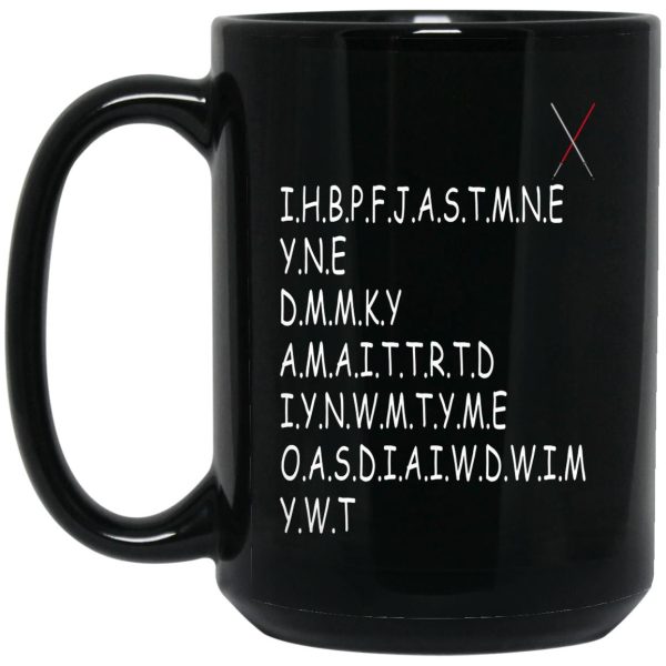 I.H.B.P.F.J.A.S.T.M.N.E Mugs