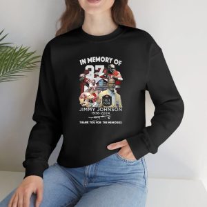 In Memory Of Jimmy Johnson 1938-2024 Thank You For The Memories T-Shirt