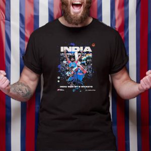 India Won By 8 Wickets World Cup T-Shirt