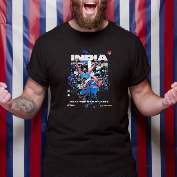 India Won By 8 Wickets World Cup T-Shirt