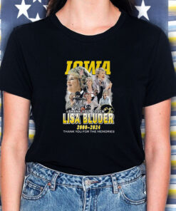 Iowa Thank You Coach Lisa Bluder 2000 2024 Thank You For The Memories T Shirt 1