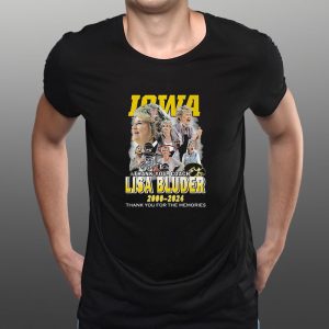 Iowa Thank You Coach Lisa Bluder 2000-2024 Thank You For The Memories T-Shirt