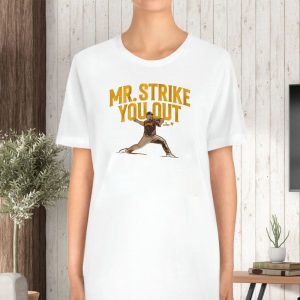 JEREMIAH ESTRADA MR. STRIKE YOU OUT T-SHIRT