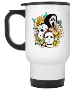 Jason Voorhees Michael Myers Ghostface Flower Halloween Mugs 2
