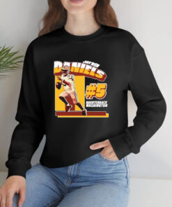 Jayden Daniels #5 Quarterback Washington T-Shirt 1 Jayden Daniels 5 Quarterback Washington T Shirt 2