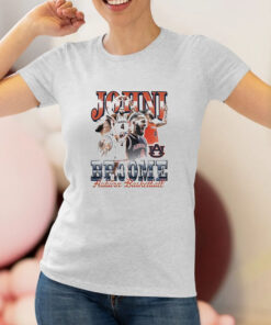 Johni Broome Graphic Auburn Basketball Player Images T shirt 1