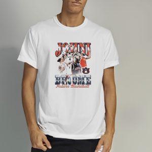 Johni Broome Graphic Auburn Basketball Player Images T shirt 2