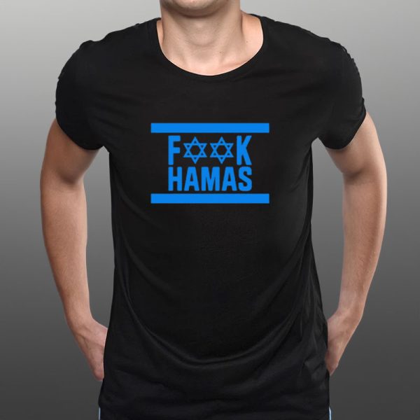 Jon Liedtke Wearing Israel Fck Hamas T-Shirt