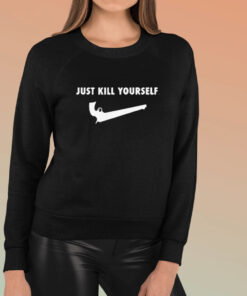 Just Kill Yourself Gun Nikke Logo T Shirt 1