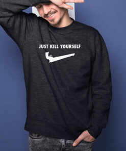 Just Kill Yourself Gun Nikke Logo T Shirt 2