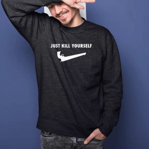 Just Kill Yourself Gun Nikke Logo T Shirt 2