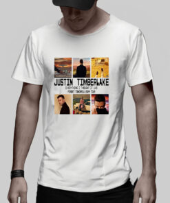 Justin Timberlake Everything I Thought It Was Forget Tomorrow 2024 Tour T Shirt 2