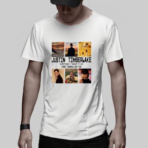 Justin Timberlake Everything I Thought It Was Forget Tomorrow 2024 Tour T Shirt 2