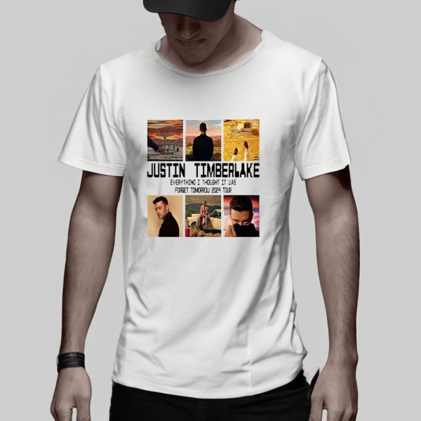 Justin Timberlake Everything I Thought It Was Forget Tomorrow 2024 Tour T-Shirt