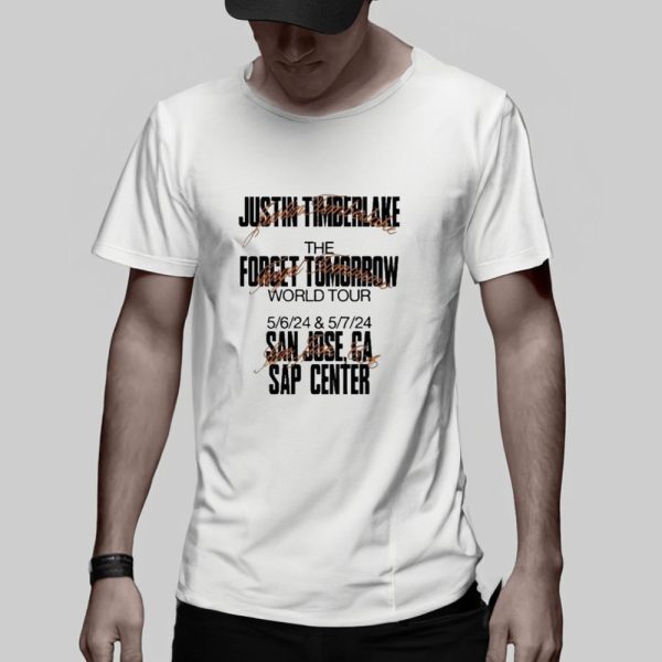 Justin Timberlake Sap Center San Jose World Tour 2024 T-Shirt