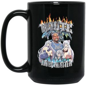 Kanye West Ye Anime White Lives Matter Mugs 2