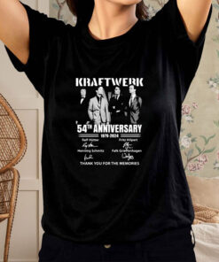 Kraftwerk 54th Anniversary 1970 2024 Thank You For The Memories T Shirt 1