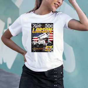 Kyle Larson Elk Grove California 57 Signature Floracing Burst T shirt 1