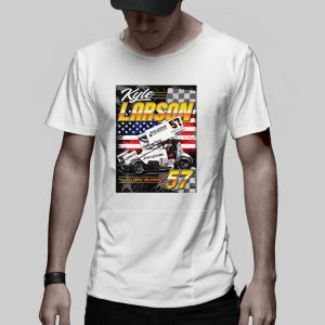 Kyle Larson Elk Grove California 57 Signature Floracing Burst T shirt 2