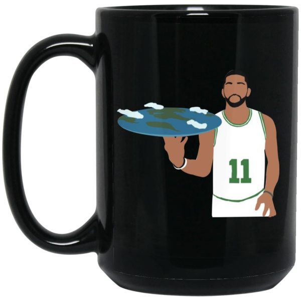 Kyrie Irving Flat Earth Celtics Mugs